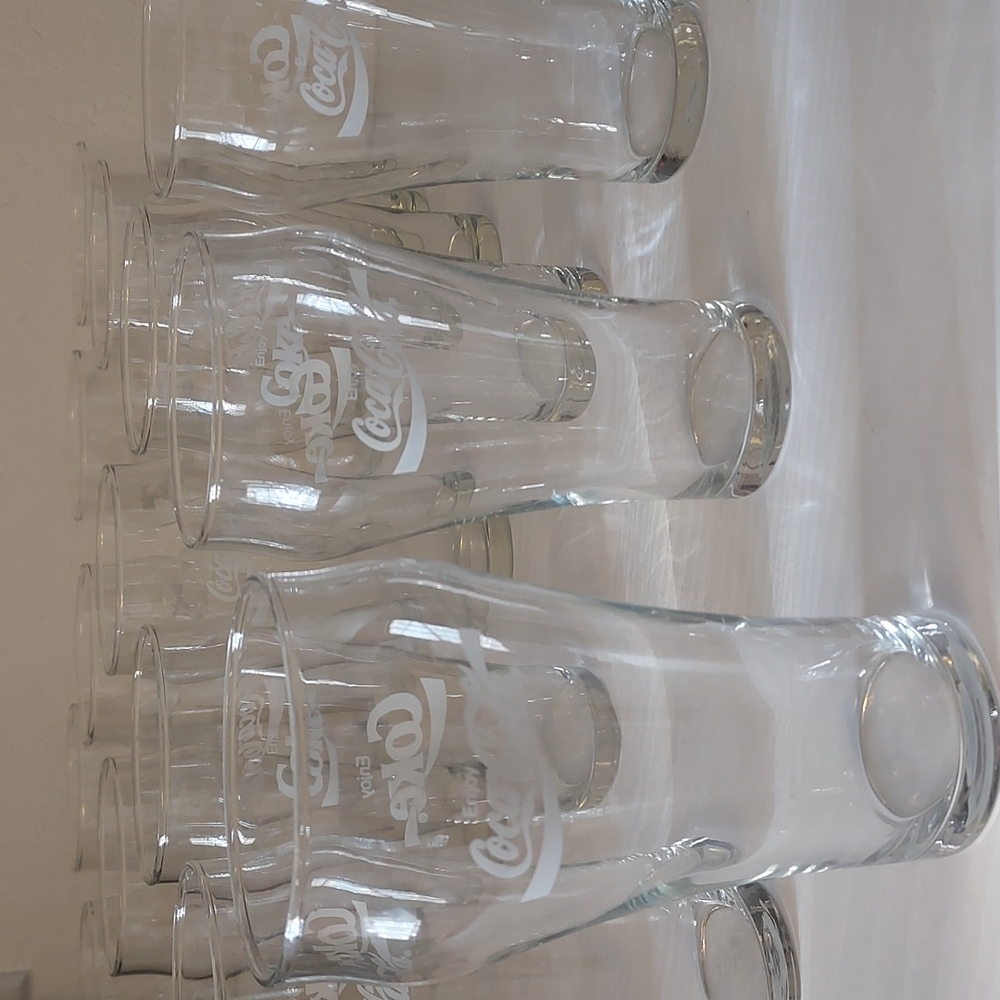 Vintage 1987-88 Coca-Cola Glasses Set of 4